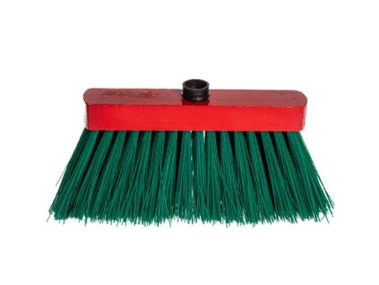 Exteriérový drevený zmeták na násadu 25cm 2 FIBRE