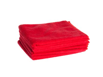Rýchloschnúca utierka QUICK DRY CLEANING CLOTH 240 červená 6ks/bal