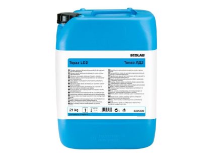 ECOLAB TOPAZ LD2, alkalický penový čistiaci prostriedok 21 kg
