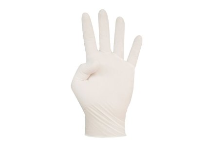 Latexové mäkké rukavice nepudrované L, 100 ks/bal