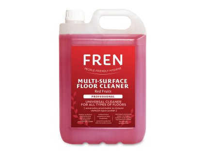 FREN Čistič na podlahy a povrchy  Professional Multi-Surface Floor Cleaner Red Fruits 5 L