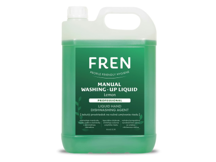 FREN Prostriedok na riad s vôňou citrónu Professional Manual Washing-Up Liquid Lemon 5L