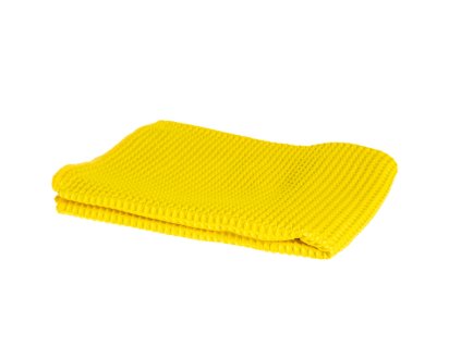Vaflová utierka na čistenie a leštenie WAFFLE WAVE CLOTH 280 žltá