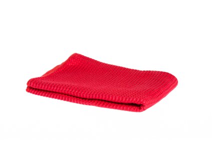 Vaflová utierka na čistenie a leštenie WAFFLE WAVE CLOTH 280 červená