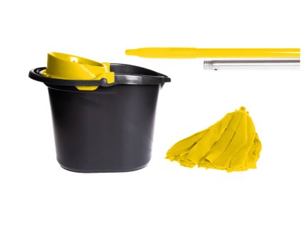 MOP SET MICRO STRIPS YELLOW PREMIUM