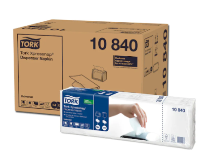 10840 TORK Xpressnap servítky do zásobníka 9000ks