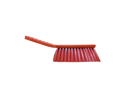 HACCP ručný zmeták PBT 275 x 55 mm červený