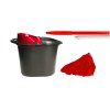 MOP SET MICRO STRIPS RED PREMIUM