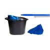 MOP SET MICRO STRIPS BLUE PREMIUM
